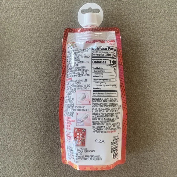 Lot of 3 Ryan's World Decorating Icing Tips plus 3 Frosting Yellow Blue Red - Picture 9 of 9